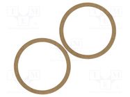 Spacer ring; MDF; 165mm; 2pcs. BASSER