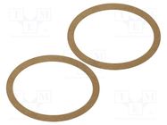 Spacer ring; MDF; 6x9"; 2pcs; 260x186mm BASSER