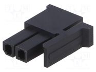 Connector: wire-board; plug; female; Minitek® Pwr 3.0; 3mm; PIN: 2 AMPHENOL COMMUNICATIONS SOLUTIONS