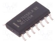 IC: digital; buffer,non-inverting,line driver; Ch: 4; SMD; SO14 TEXAS INSTRUMENTS