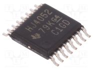 IC: digital; demultiplexer,multiplexer; SMD; TSSOP16; 2÷6VDC; HC TEXAS INSTRUMENTS