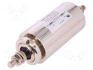 Filter: anti-interference; 440VAC; 2x1uF; 200A; Leads: M10 screws KEMET