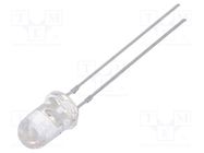 LED; UV; 15°; 20mA; 380÷390nm; 3÷3.8VDC; THT OPTOSUPPLY