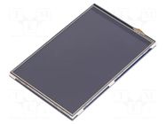 Display; LCD TFT; 3.3VDC,5VDC; Resolution: 480x320; 4" WAVESHARE