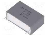 Capacitor: polypropylene; DC-Link; 1uF; ESR: 33.1mΩ; THT; ±5%; C4AQ KEMET