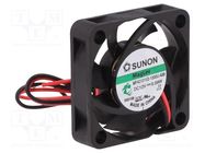 Fan: DC; axial; 12VDC; 40x40x10mm; 11.89m3/h; 20.6dBA; Vapo; 5800rpm SUNON