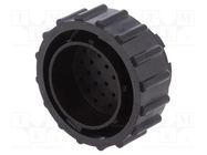 Connector: circular; plug; male; PIN: 28; w/o contacts; for cable TE Connectivity