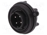 Connector: circular; socket; male; PIN: 4; Standard Buccaneer® BULGIN