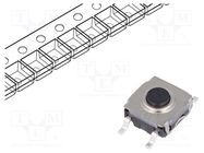 Microswitch TACT; SPST-NO; Pos: 2; 0.05A/32VDC; SMT; none; 2N; 3.5mm C&K