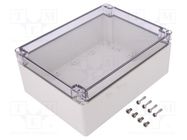 Enclosure: multipurpose; X: 151mm; Y: 201mm; Z: 80mm; EURONORD; grey FIBOX