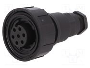 Connector: circular; plug; female; PIN: 7; Standard Buccaneer® BULGIN