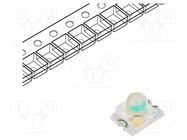 LED; SMD; 1209; green; 500÷900mcd; 3.2x2.4x2.4mm; 20°; 2.1÷2.5V 