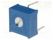 Potentiometer: mounting; single turn,horizontal; 1MΩ; 500mW; ±10% SR PASSIVES