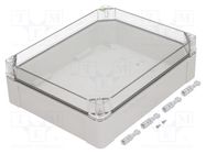 Enclosure: multipurpose; X: 270mm; Y: 340mm; Z: 106mm; INDUSTRIAL ELEKTRO-PLAST NASIELSK