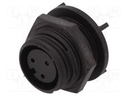 Connector: circular; socket; female; PIN: 3; Buccaneer 400; IP68 BULGIN