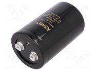 Capacitor: electrolytic; 100mF; 40VDC; Ø66x105mm; Pitch: 28.5mm KEMET