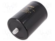 Capacitor: electrolytic; 4.7mF; 400VDC; Ø77x105mm; Pitch: 31.8mm KEMET