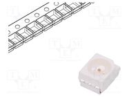 LED; SMD; 3528,PLCC2; green; 11.2mcd; 3.5x2.8x1.9mm; 120°; 2.2÷2.6V 