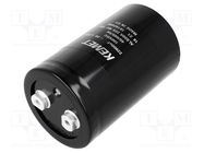 Capacitor: electrolytic; 22mF; 100VDC; Ø66x105mm; Pitch: 28.5mm KEMET