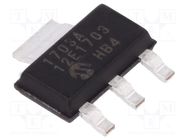 IC: voltage regulator; LDO,linear,fixed; 1.2V; 0.25A; SOT223-3 MICROCHIP TECHNOLOGY