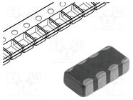 Ferrite: bead; array; Imp.@ 100MHz: 1000Ω; SMD; 50mA; 3216; R: 700mΩ FERROCORE