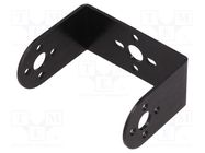 Bracket; black; mechanical parts; standard type servo; aluminium DFROBOT