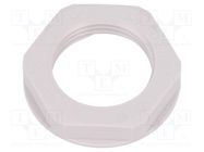 Nut; M20; polyamide; UL94V-2; 27mm; light grey; -20÷100°C LAPP