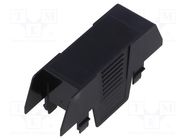 Cover; for enclosures; UL94HB; Series: EH 22,5; ABS; black; 22.5mm PHOENIX CONTACT