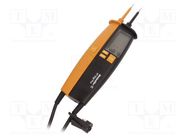 Tester: electrical; LCD; VAC: 1÷1000V; 0÷400Hz; VDC: 1÷1000V; IP65 WEIDMÜLLER