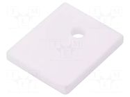 Heat transfer pad: ceramic; TO218,TO247; L: 21mm; W: 25mm; Thk: 3mm FISCHER ELEKTRONIK