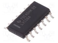 IC: digital; buffer,inverting,line driver; Ch: 6; SMD; SO14; 74LVC 