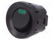 ROCKER; SPST; Pos: 2; ON-OFF; 3A/250VAC; black; LED; DS-060; -10÷55°C MIYAMA