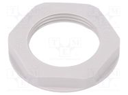 Nut; M25; polyamide; UL94V-2; 34mm; light grey; -20÷100°C LAPP