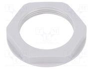 Nut; M32; polyamide; UL94V-2; 41mm; light grey; -20÷100°C LAPP