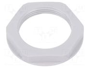 Nut; M32; polyamide; UL94V-2; 41mm; light grey; Thread: metric LAPP
