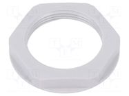 Nut; M32; polyamide; UL94V-2; 41mm; light grey; Thread: metric LAPP