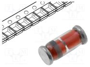 Diode: Zener; 0.5W; 11V; SMD; reel,tape; MiniMELF,SOD80; 0.1uA 