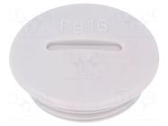 Stopper; PG16; IP54; polyamide; light grey; SKINDICHT®; 6mm LAPP