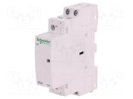 Contactor: 2-pole installation; 25A; 24VAC; NO x2; IP20; ICT; 500V SCHNEIDER ELECTRIC