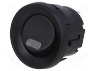 ROCKER; SPST; Pos: 2; ON-OFF; 3A/250VAC; black; LED; DS-060; -10÷55°C MIYAMA