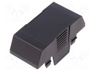 Cover; for enclosures; UL94HB; Series: EH 35; ABS; black; 35mm PHOENIX CONTACT