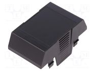 Cover; for enclosures; UL94HB; Series: EH 45; ABS; black; 45mm PHOENIX CONTACT