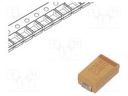 Capacitor: tantalum; 100uF; 20VDC; SMD; D; 2917; ±10%; -55÷125°C KEMET