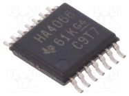 IC: digital; bilateral,switch; SMD; TSSOP14; 2÷5.5VDC; AHC; tube TEXAS INSTRUMENTS