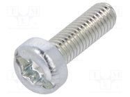 Screw; M3x10; 0.5; Head: cheese head; slotted,Torx®; 0,8mm,TX10 BOSSARD