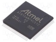 IC: ARM7TDMI microcontroller; LQFP100; 3÷3.6VDC; AT91 