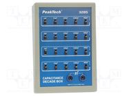 Decade box: capacitance; Number of ranges: 5; 100pF÷11111nF PEAKTECH