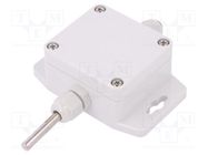 Sensor: temperature; Pt100; cl.A; 58x64x35mm; Leads: lead x3; IP20 