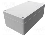 Enclosure: multipurpose; X: 90mm; Y: 160mm; Z: 60mm; 1554; ABS; grey HAMMOND