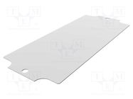 Mounting plate; steel; W: 63mm; L: 148.5mm; Series: 1590ZGRP HAMMOND